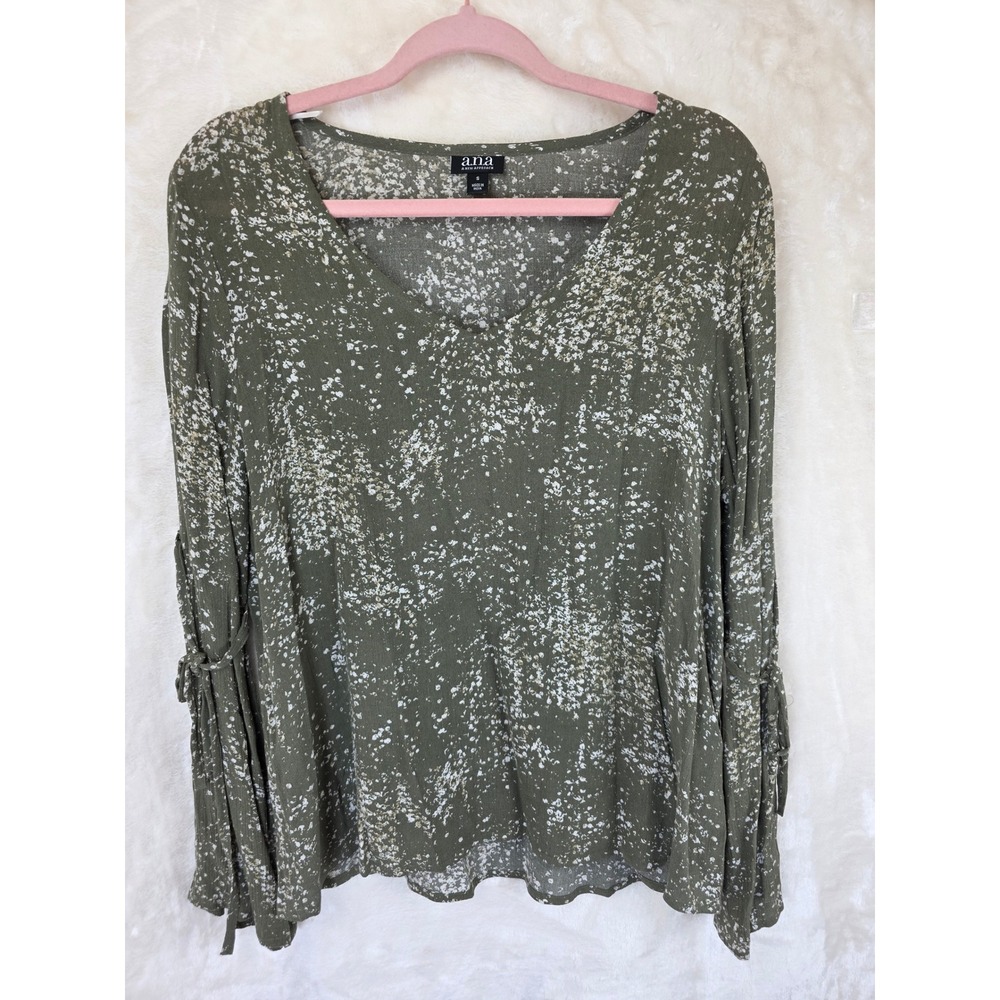 Celeste ‎ Leopard Metallic Print  Color Block Top